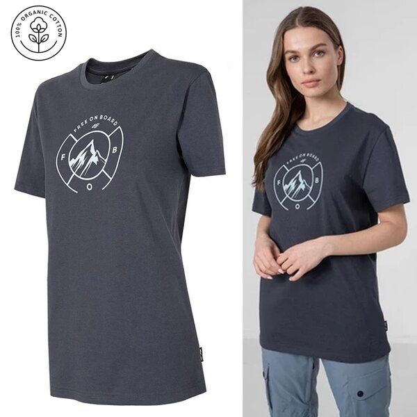 4F FOB - Damen T-Shirt, aus Bio Baumwolle