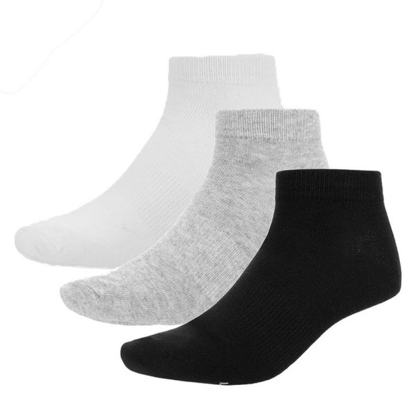 Outhorn - 3er Pack Damen Sneakersocken - schwarz/grau/weiß
