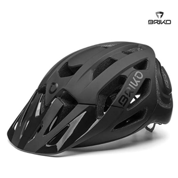 Briko - Sismic Helm Fahrradhelm, schwarz