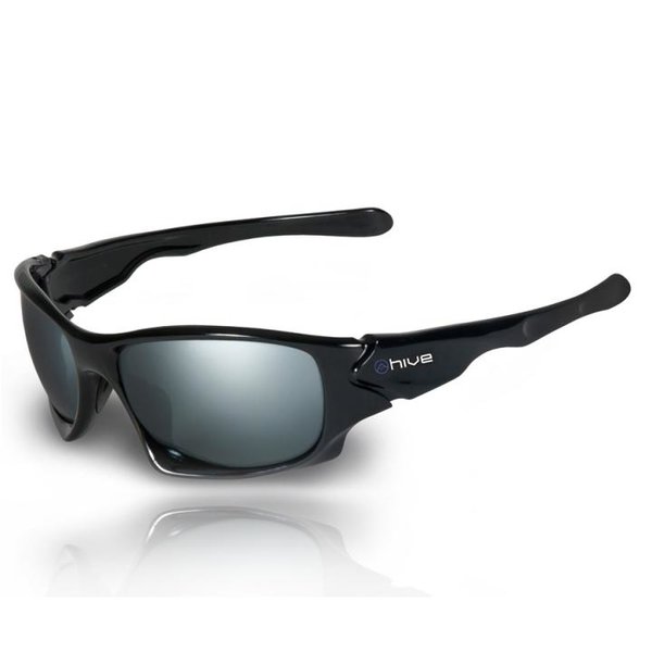hive - polarisierte Sonnenbrille verspiegelt - UV400 - Kat. 3 - Black Version + P