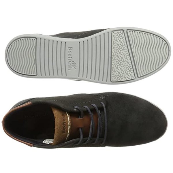 Boxfresh - Alvendon Leder Sneaker Freizeit-Schuhe, grau