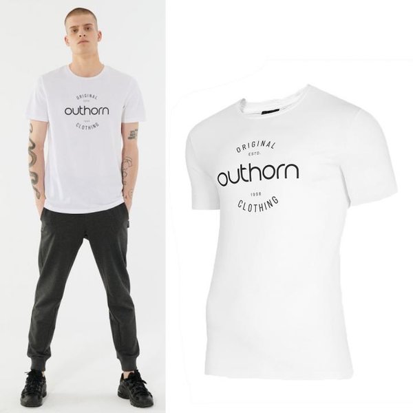 Outhorn - original OUTHORN - Herren T-Shirt - weiß