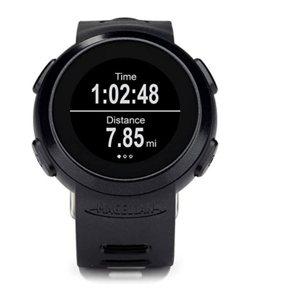 Magellan Echo Smart Watch Fitnesstracker Sport Armbanduhr in schwarz