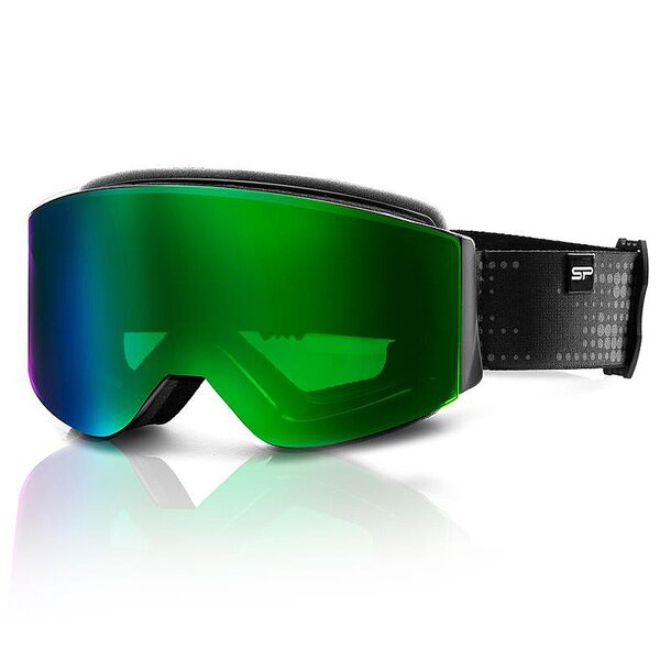 SPOKEY - GRANBY Skibrille REVO Brille UV-Schutz Schneebrille - Anti-Fog - grün