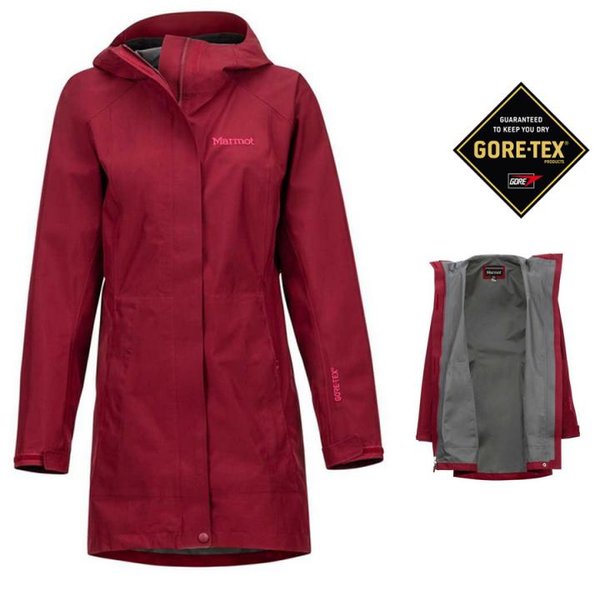 Marmot - Essential Jacket - Damen Regenjacke Mantel - sangria