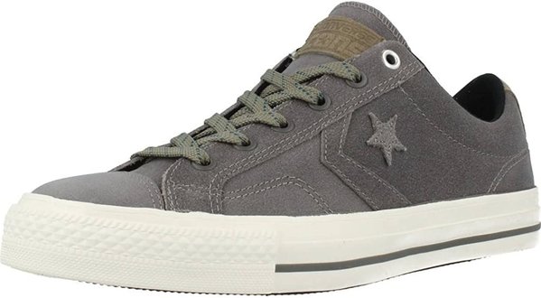 Converse - Star Player Premium Leather Ox Herren Sneaker, grau