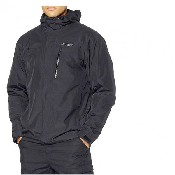Marmot Herren Minimalist Componant Jacket, Hardshell Regenjacke, Winddicht, Wasserdicht, schwarz L
