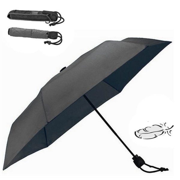 EuroSCHIRM - Göbel - ultraleichter Carbon Regenschirm Wanderschirm - light trek ultra, schwarz