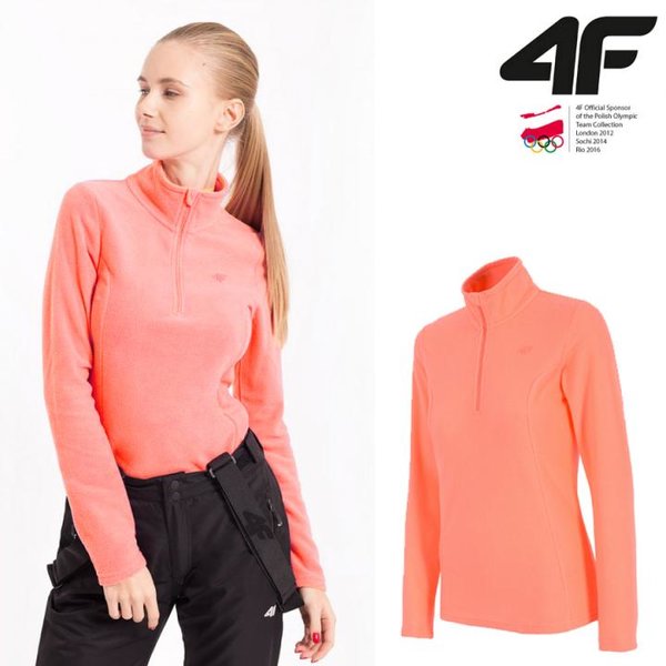 4F - Damen Fleece Langarmshirt