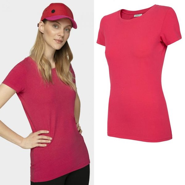 Outhorn - Damen Basic T-Shirt- pink