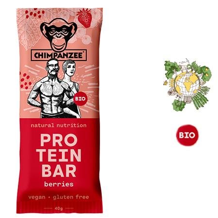 Chimpanzee - BIO Protein Energy Bar Vegan (40 gr.) - glutenfrei - berries