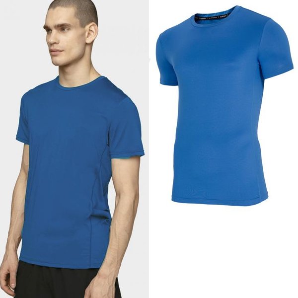 Outhorn - Herren Trainingsshirt - Sport T-Shirt - blau