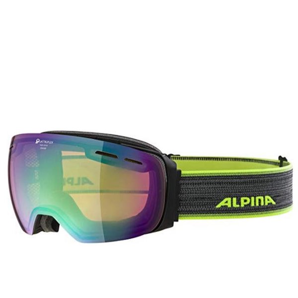 ALPINA Erwachsene Challenge 2.0 MM Skibrille, Black matt, One Size