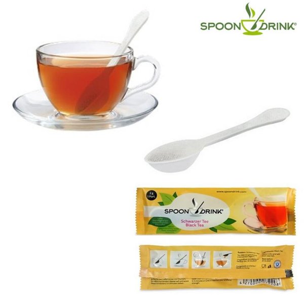 SpoonDrink - Schwarzer Tee im Löffel - 1er Verpackung