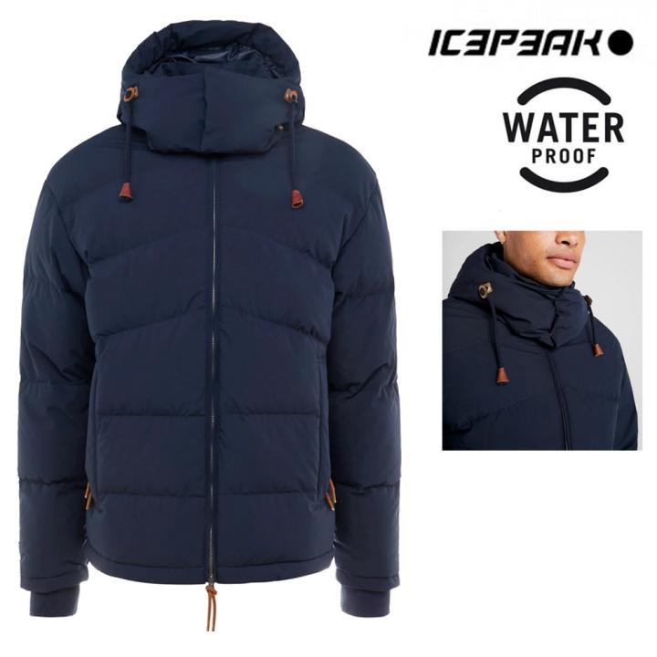 - Winterjacke Down Jacket, Herren navy Albi Icepeak Daunen