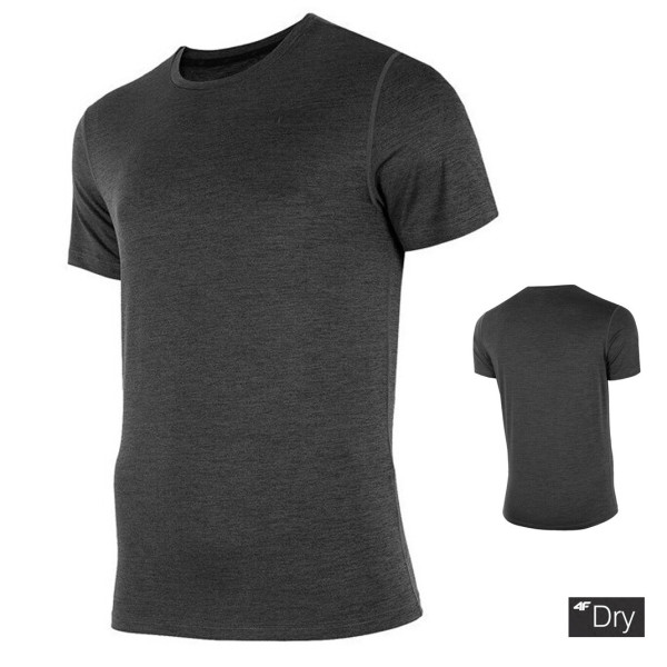 4F Dry - Herren Sport T-Shirt, melange grau