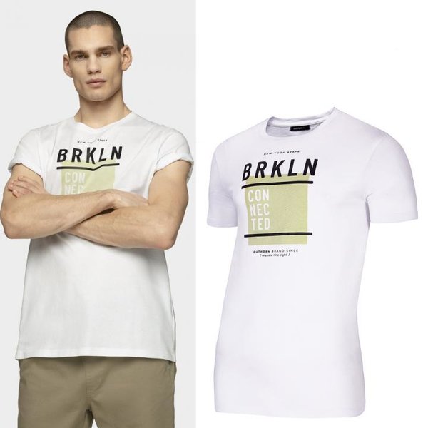 Outhorn - BRKLN conected - Herren T-Shirt - weiß