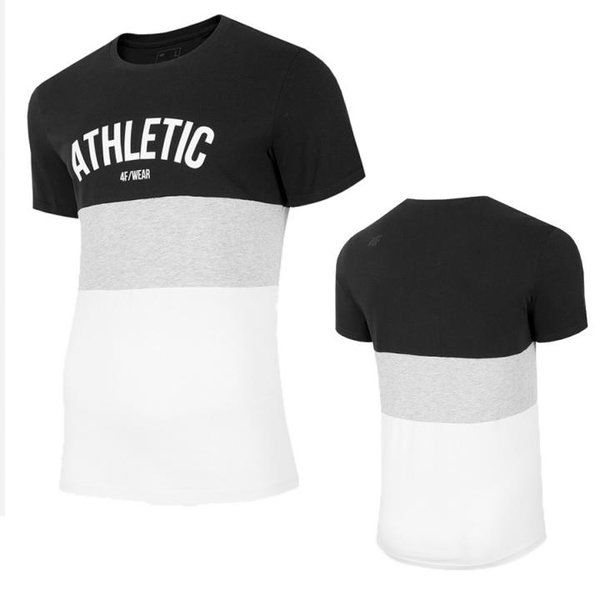 4F - ATHLETIC - Herren Sport T-Shirt Baumwolle