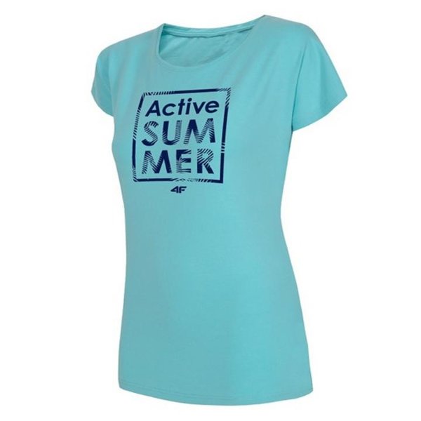 4F- Active SUMMER - Damen T-Shirt - hellblau