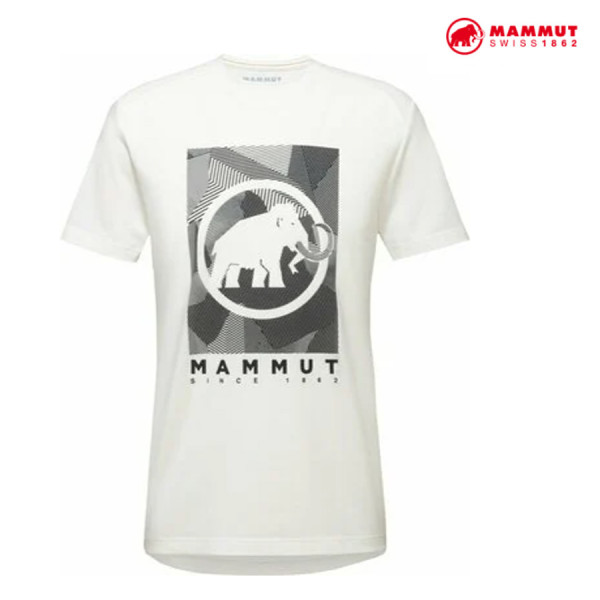 Mammut - Logo Trovat - Herren T-Shirt, weiß