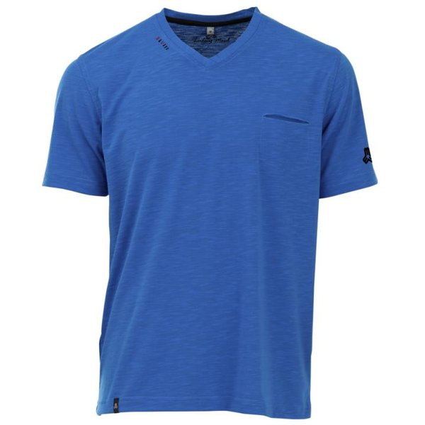 Maul - modisches Funktions-T-Shirt mit Brusttasche Ravensburg - blau