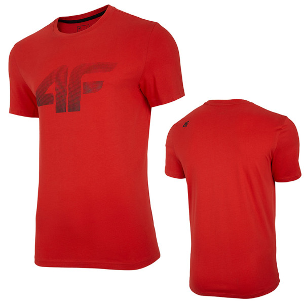 4F - Herren Basic Sport T-Shirt - rot