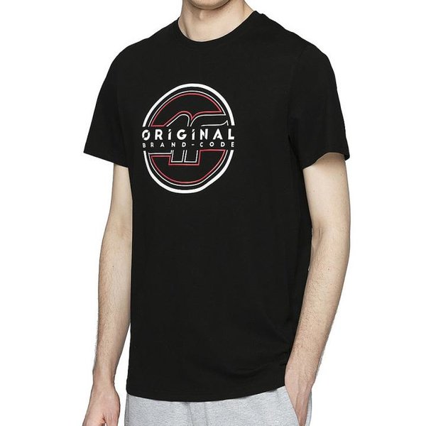 4F - Herren T-Shirt Baumwolle - schwarz