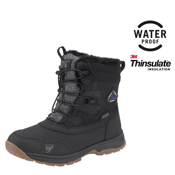Icepeak Almonte MR - Outdoor Boots wasserdichte Trekkingschuhe - schwarz