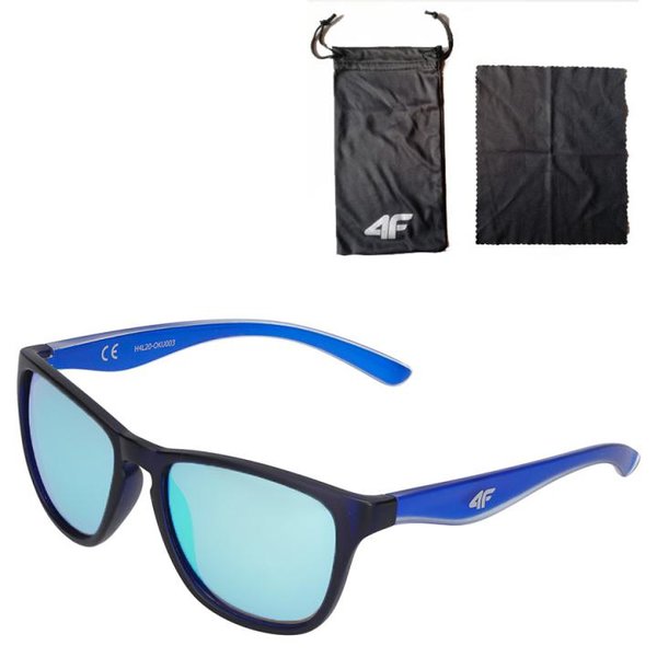 4F - Sport Sonnenbrille - REVO Gläser UV 400 - blau