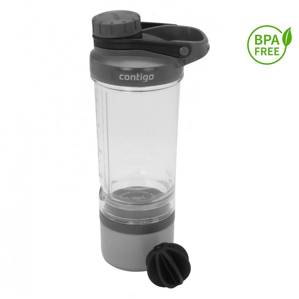 Contigo - Shake & Go Fit Compartment - Protein Shaker, Trinkflasche