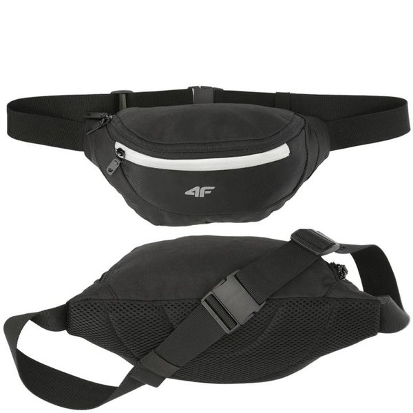 4F - Bauchtasche Geldbeutel Sport Tasche - schwarz