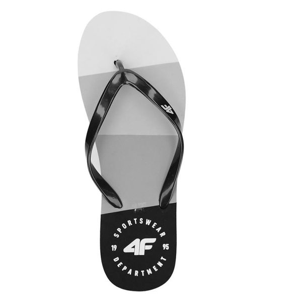 4F - Sportswear Flip Flops - Zehentrenner - schwarz/grau