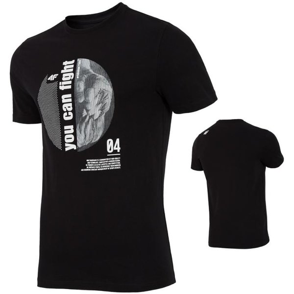 4F- YOU CAN FIGHT - Herren T-Shirt - schwarz