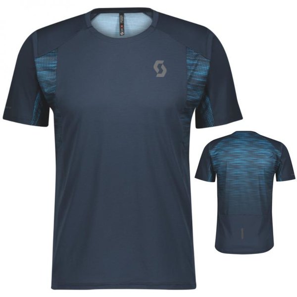 Scott - Herren Sport Shirt TRAIL RUN, navy