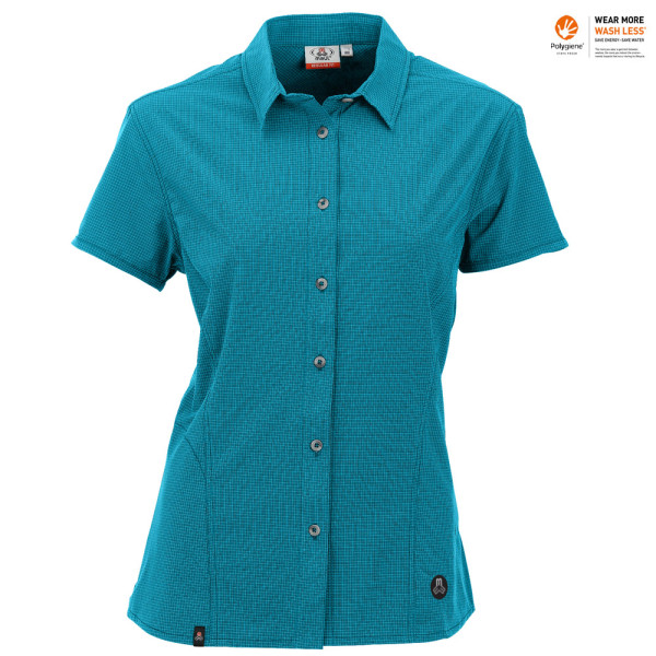 Maul - Agile 3XT - Damen Outdoor Bluse elastisch, blau