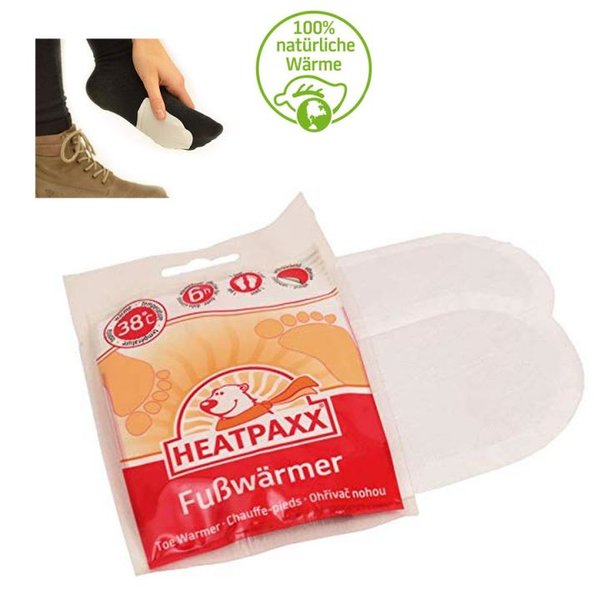 HeatPaxx - Original Zehen- Fußwärmer - (1 Paar in jeder Packung)