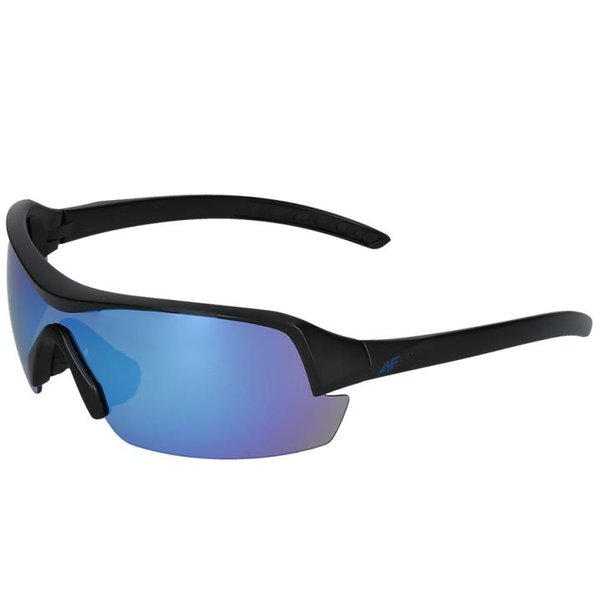 4F - Sportbrille Sonnenbrille Bike Brille - polarisierende REVO Gläser UV 400 - schwarz