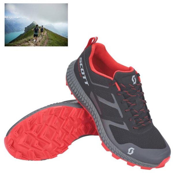 Scott - Supertrac 2.0 Herren Trailrunning Jogging Schuhe, schwarz