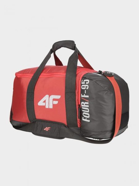 4F - TRAVEL SPORT BAG - Sporttasche Reisetasche 40L - schwarz rot