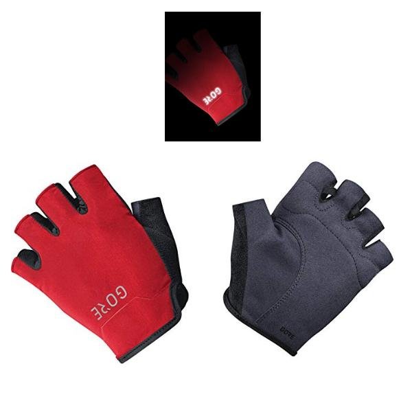 GORE WEAR C3 Kurzfingerhandschuhe, Bike Handschuhe, rot schwarz 10