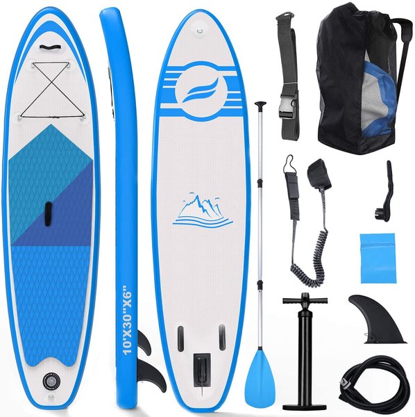 Fixget - SUP Board, Stand Up Paddle Board Aufblasbar Stand-Up Paddling Board Set