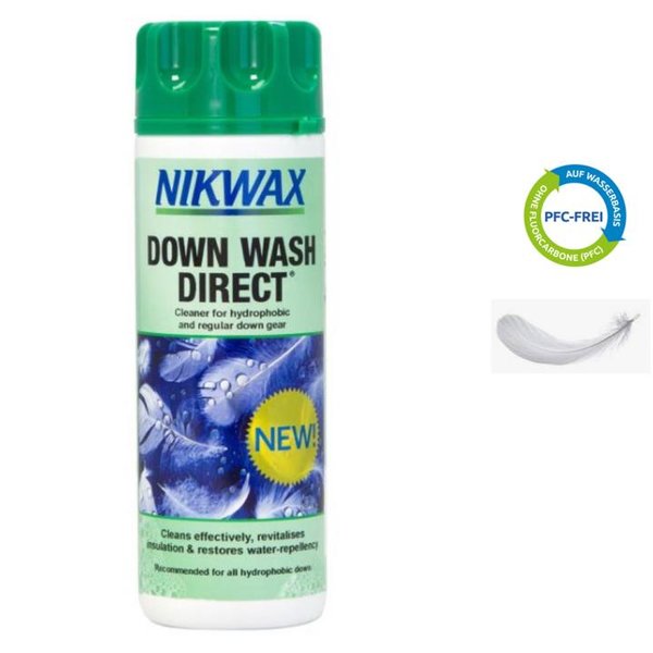 NIKWAX - DOWN WASH DIRECT - Spezial Reinigungsmittel Daunen Waschmittel - 300ml