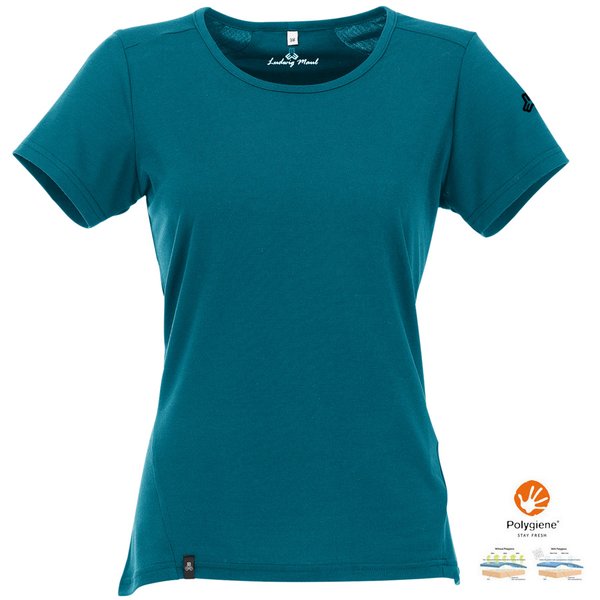 Maul - Damen T-Shirt Salamance Fresh Outdoor Sportshirt, blau