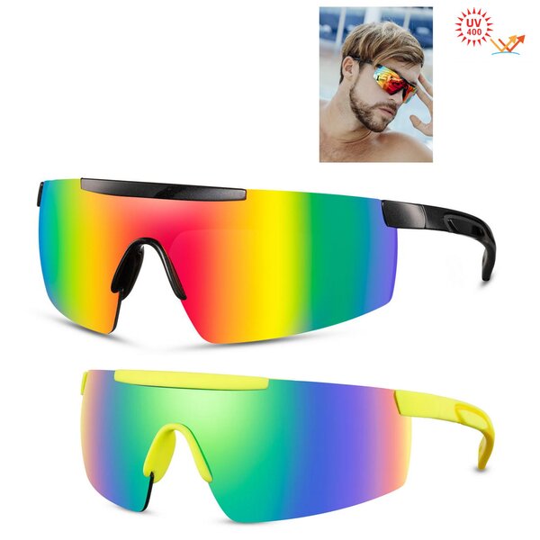 Funktionelle Sport- Sonnenbrille Mod. Hive_NDL_2613-14 Cat.3 - 100% UV400 Gläser