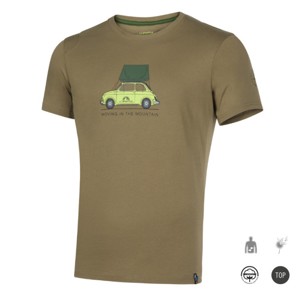 La Sportiva - Cinquecento T-shirt Herren Sport Casual T-Shirt, turtle