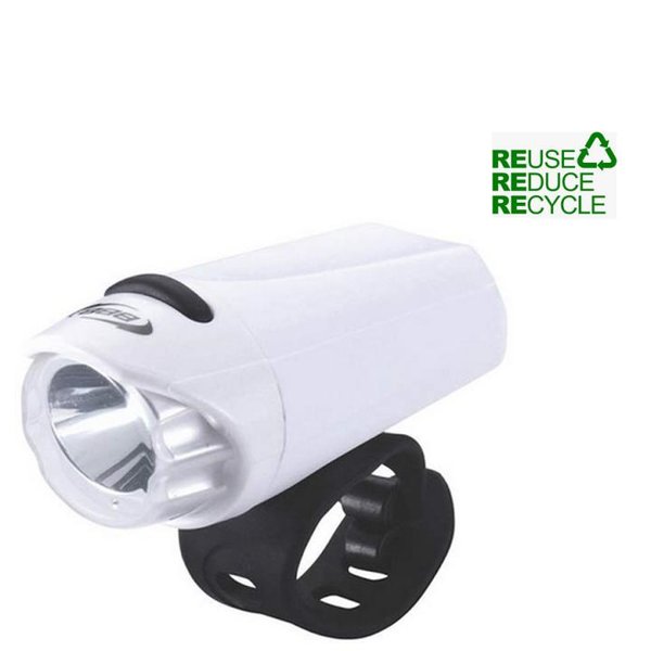 BBB EcoBeam LED Frontscheinwerfer BLS-75, inkl. Batterien, schwarz weiß