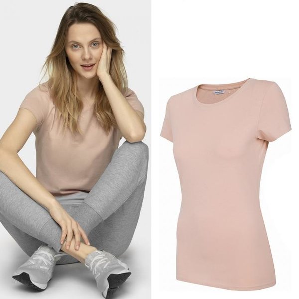 Outhorn - Damen Basic T-Shirt- pastelrosa